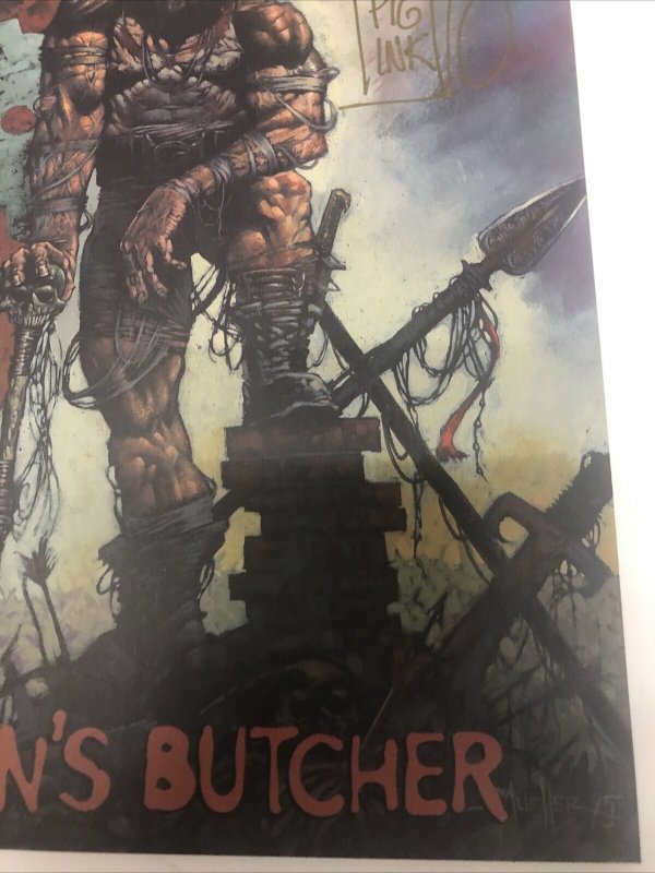 Oink Heaven’s  Butcher #3 (1996) Variant • Kitchen Sink • Signed By John Mueller