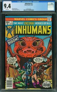 Inhumans #7 (1976) CGC 9.4 NM
