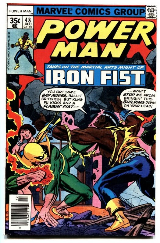 POWER MAN AND IRON FIST #48-IRON FIST AND LUKE CAGE MEET-Mark Jewelers variant