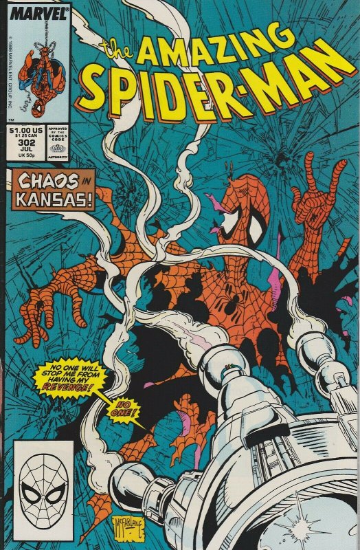 Amazing Spider-Man #302 - Direct Edition - July 1988 - McFarlane