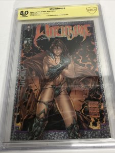 Witchblade (1995) # 5 (CBCS 8.0) Verified Signature Michael Turner & David Wohl