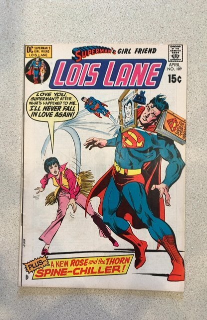 Superman's Girl Friend, Lois Lane #109 (1971) Dick Giordano Cover