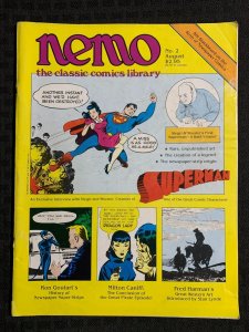 1983 NEMO CLASSIC COMICS LIBRARY Magazine #2 VG 4.0 Superman / Milton Caniff