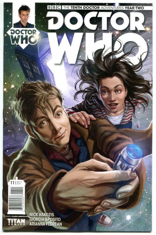 DOCTOR WHO #11 A, NM, 10th, Tardis, 2015, Titan, 1st, more DW in store, Sci-fi