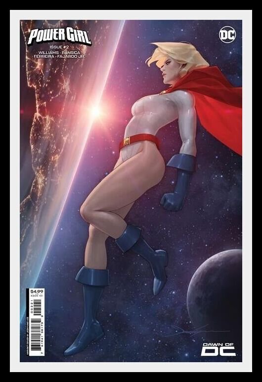 Power-Girl #2 Jeehyung Lee Cardstock VARIANT Cover B   / 03-MC#61