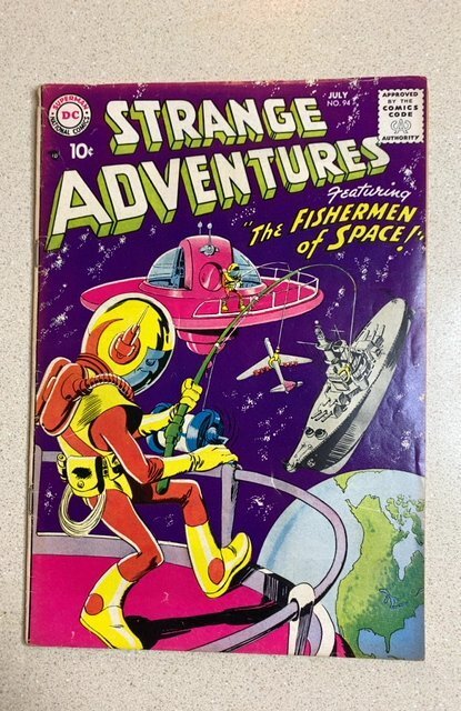 Strange Adventures #94 (1958) Joe Millard Story Gil Kane Cover