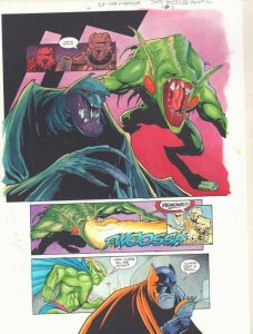 JLA: Gods and Monsters #1 p.45 Color Guide Art - Batman Monster by John Kalisz