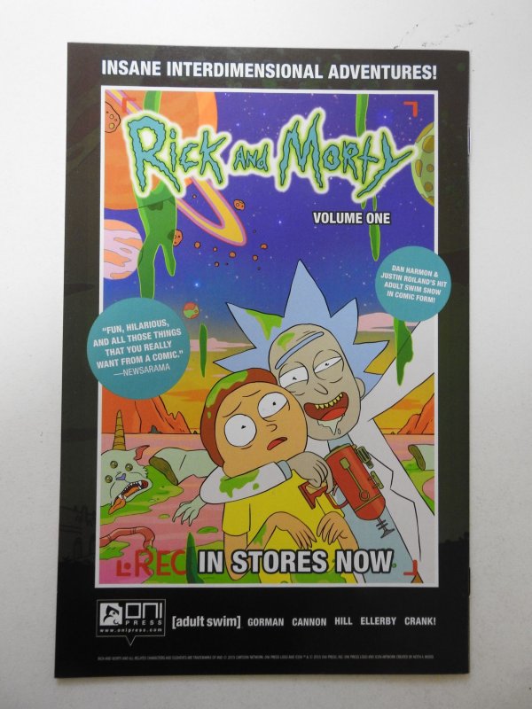 Rick and Morty #9 Variant (2015) VF/NM Condition!