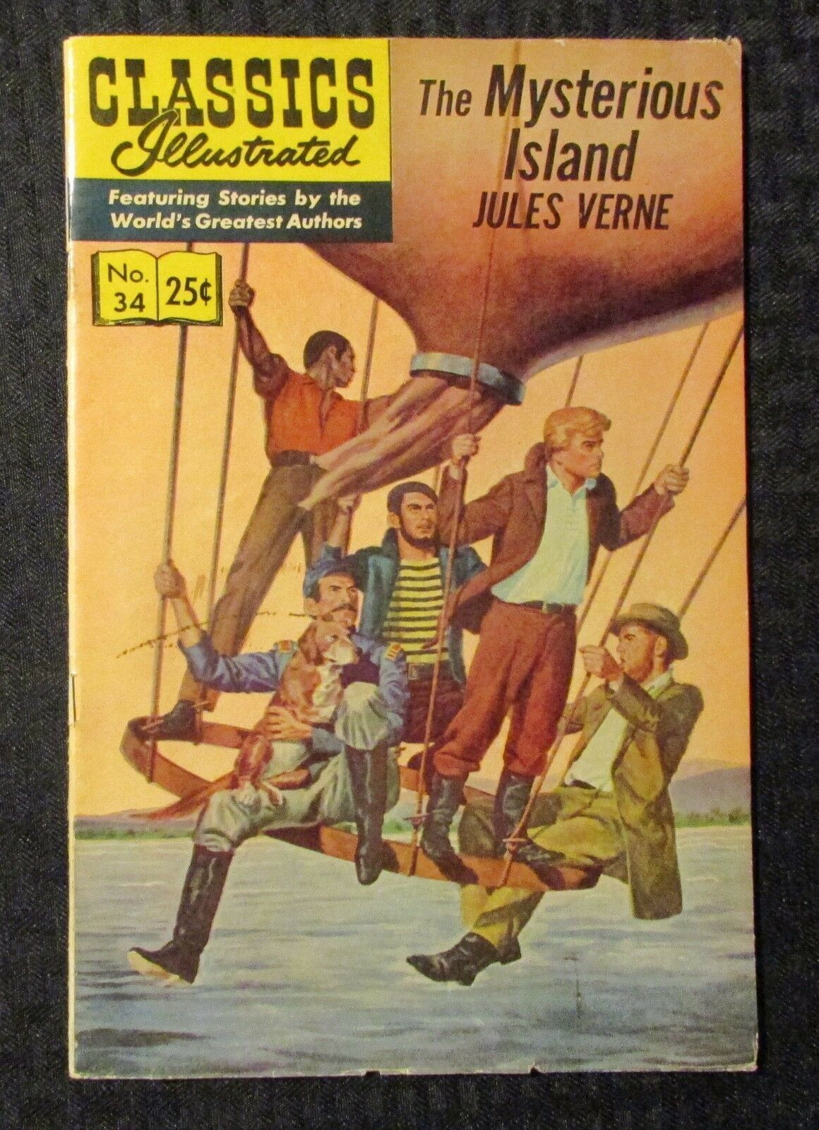 1968 CLASSICS ILLUSTRATED #34 VG+ 4.5 The Mysterious Island by Jules ...