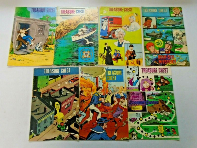 Silver Age Treasure Chest Comic Lot 21 Different 4.0 VG