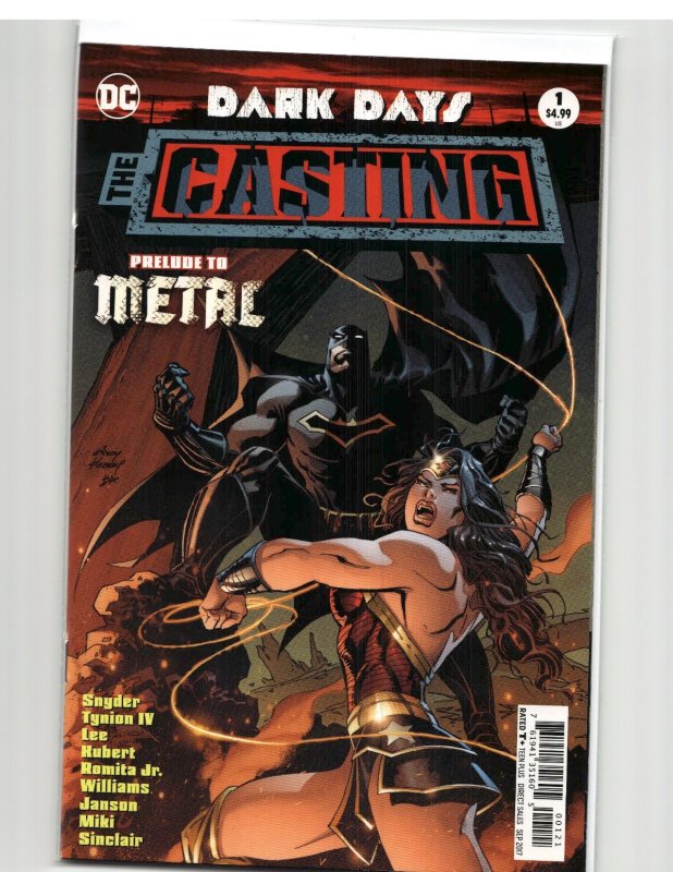 Dark Days: The Casting Kubert Cover (2017) Hawkman
