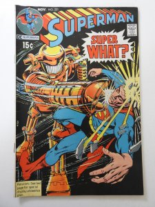 Superman #231 (1970) VG Condition cover detached top staple