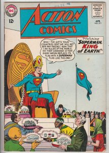 Action Comics #311 (Apr-64) FN/VF Mid-High-Grade Superman, Supergirl