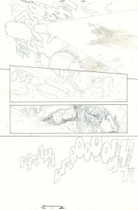 Thor: God of Thunder #20 p.18 - Old King Thor vs. Galactus - art by Esad Ribic