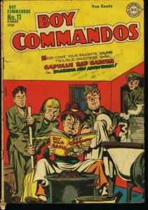 BOY COMMANDOS #11-RARE COMIC-1945-DC-INFINITY-good/very good G/VG