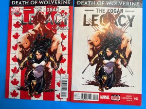 Death of Wolverine: The Logan Legacy #2 & #2 VARIANT   (2014) NM / VF +