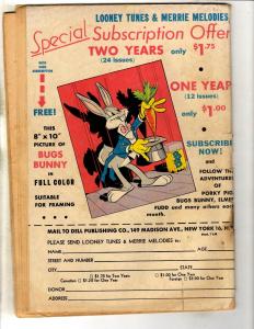 Looney Tunes & Merrie Melodies # 69 VG Dell Golden Age Comic Bugs Bunny JL18