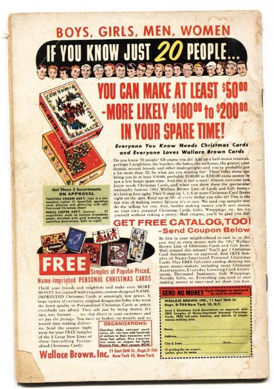 WONDER WOMAN #131 comic book 1962 -DC COMICS-Neptune cover G