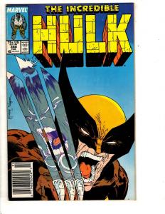 Incredible Hulk # 340 VF Marvel Comic Book Classic Wolverine Cover McFarlane RJ7