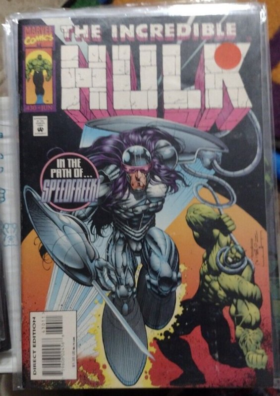 incredible hulk  # 430 1995 marvel DISNEY  key 1st   speedfreek