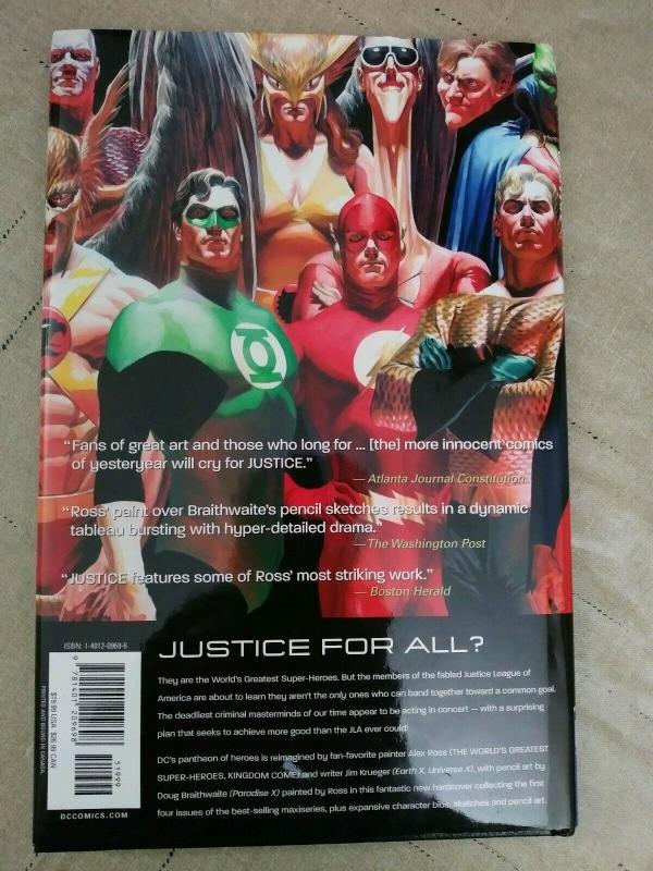 2006 JUSTICE v.1 DC Comics HC Alex Ross - Justice League of America