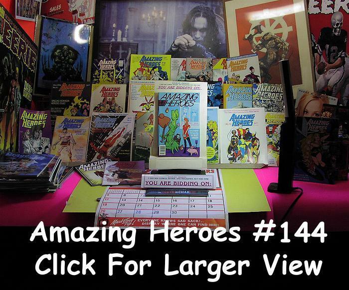 AMAZING HEROES 144 VG-F MATT HOWART INTERVIEW/CVR; PT I