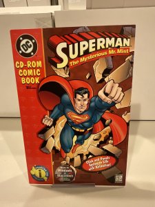 DC CD ROM 4 Book Complete Set 1996 Superman Batman Aquaman Superboy