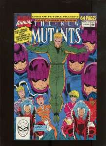 THE NEW MUTANTS ANNUAL #6 (9.2) 1ST X-FORCE