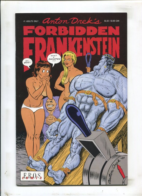 Anton Drek's Forbidden Frankenstein 2PC LOT #1+2 Adult Content HTF (9.2)...