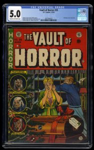 Vault of Horror #35 CGC VG/FN 5.0 Cream To Off White