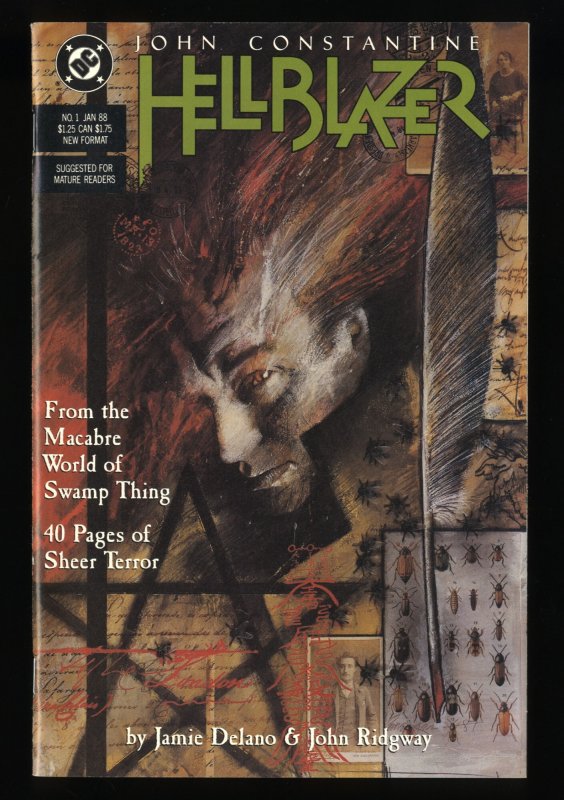 Hellblazer #1 VF 8.0 1st Papa Midnite