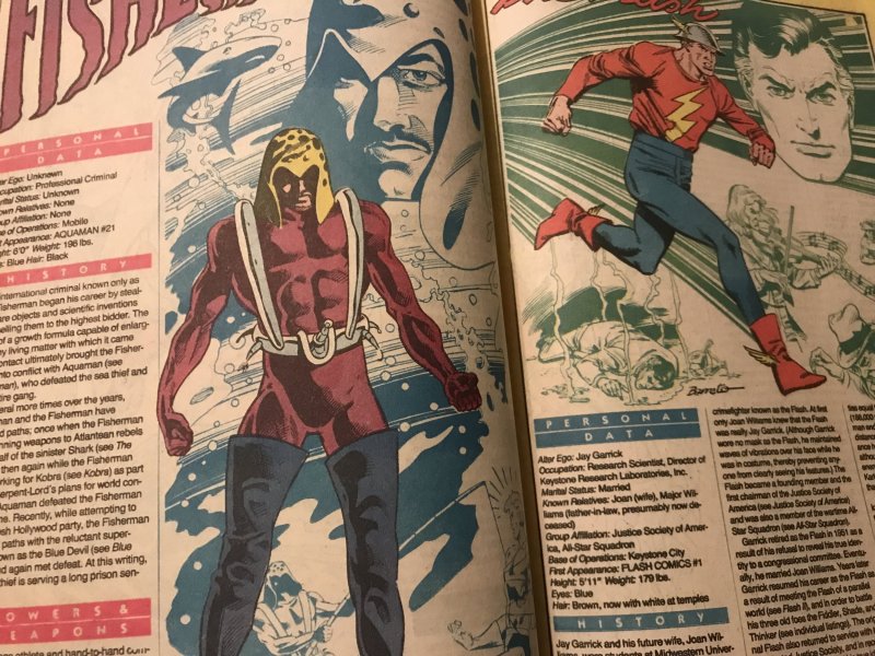 DEFINITIVE DIRECTORY OF DC UNIVERSE #8 : 10/85 Fn+; Who’s who, Flash, Gambler