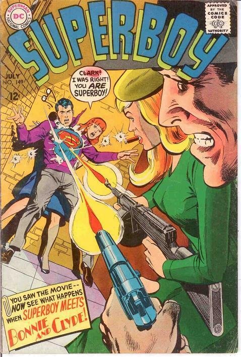 SUPERBOY 149 G-VG NEAL ADAMS COVER   July 1968 COMICS BOOK