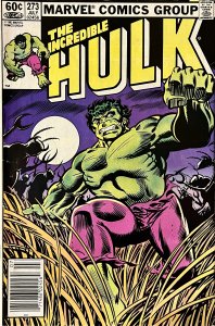The Incredible Hulk #273 Newsstand Edition (1982)