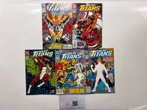 5 New Titans DC Comic Books # 96 98 102 103 104 Defenders Thor Hulk 113 JS46