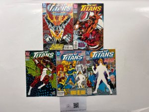 5 New Titans DC Comic Books # 96 98 102 103 104 Defenders Thor Hulk 111 JS46
