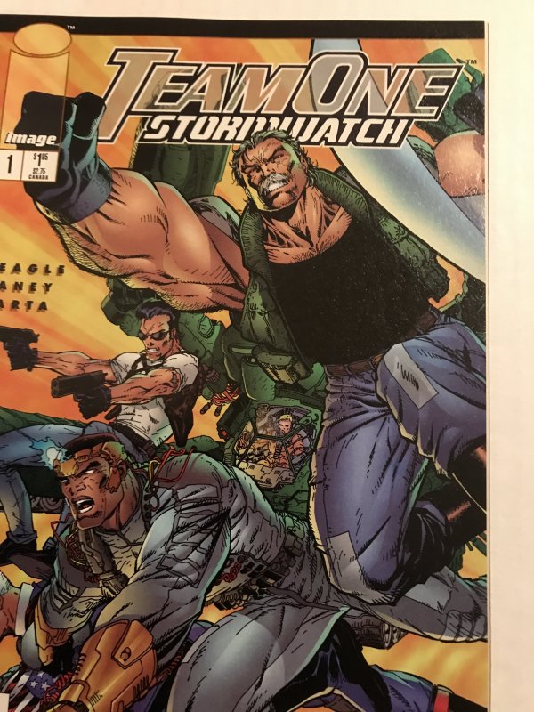 Team One: Stormwatch #1 : Image 1995 VF/NM; Rare Newsstand Variant