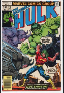 The Incredible Hulk #218 (1977) Hulk