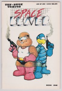 Space Beaver #1 (VF-NM) Indy B+W 1986