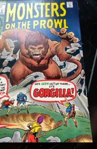 Monsters on the Prowl #9 (1971)classic monster stories Kirby