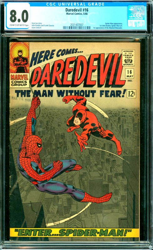 Daredevil #16 CGC 8.0