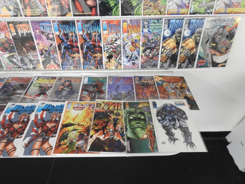 Huge Lot 140+ Comics W/ New Warriors, Savage Dragon, +More! Avg VF Condition!