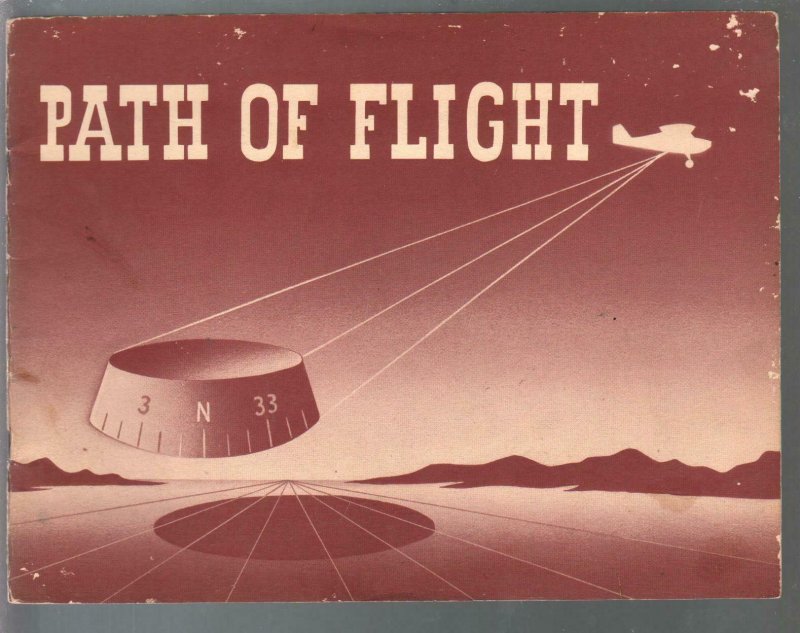 Path Of Flight 1957-flying info-navigation aids-charts-illustrated-VG