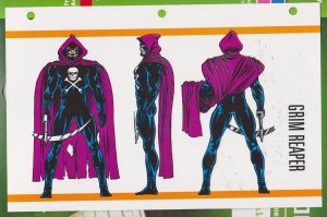Official Handbook of the Marvel Universe Sheet- Grim Reaper