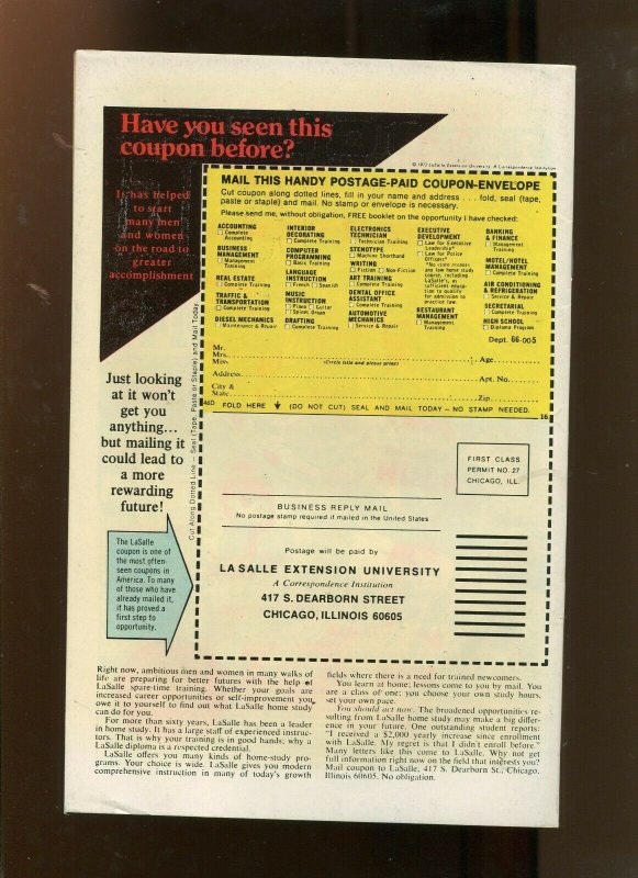 MARVEL PREMIERE #23 (7.5) NAME OF THE GAME IS DEATH! 1975