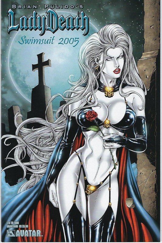 Lady Death Swimsuit 2005 Lim to 1000 Matt Martin Graveyard Variant Cover NM