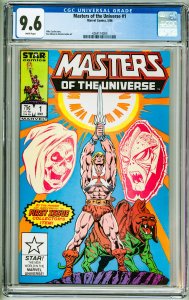 Masters of the Universe #1 (1987) CGC 9.6! White Pages!
