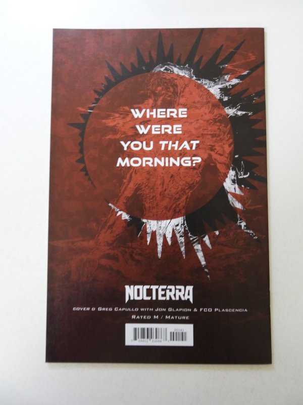 Nocterra #1 Cover D (2021) signed Scott Snyder no cert NM- condition