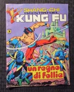 1976 SHANG-CHI Maestro Del KUNG FU #18 FN+ 6.5 Italian Comic Magazine