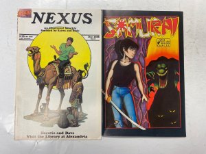 5 SLAVE LABOR comic books Samurai Penguin New Wave Nexus Samurai 52 KM38